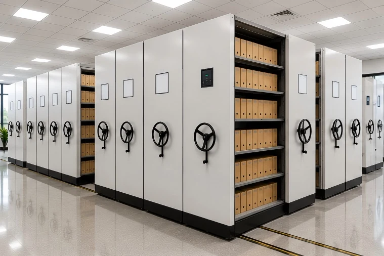 archive storage products mobile shelving system