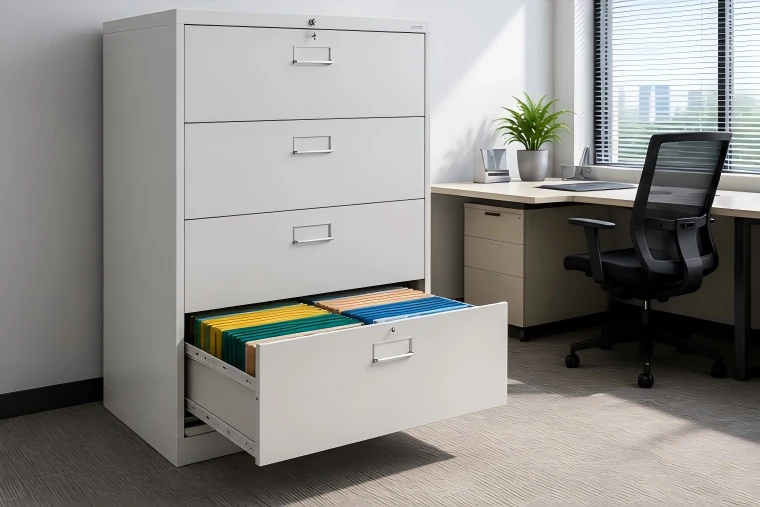 steel filing cabinet
