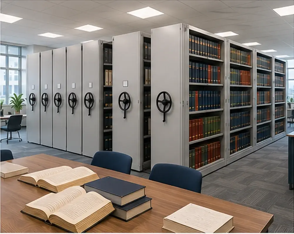 University archive storage system for academic records
