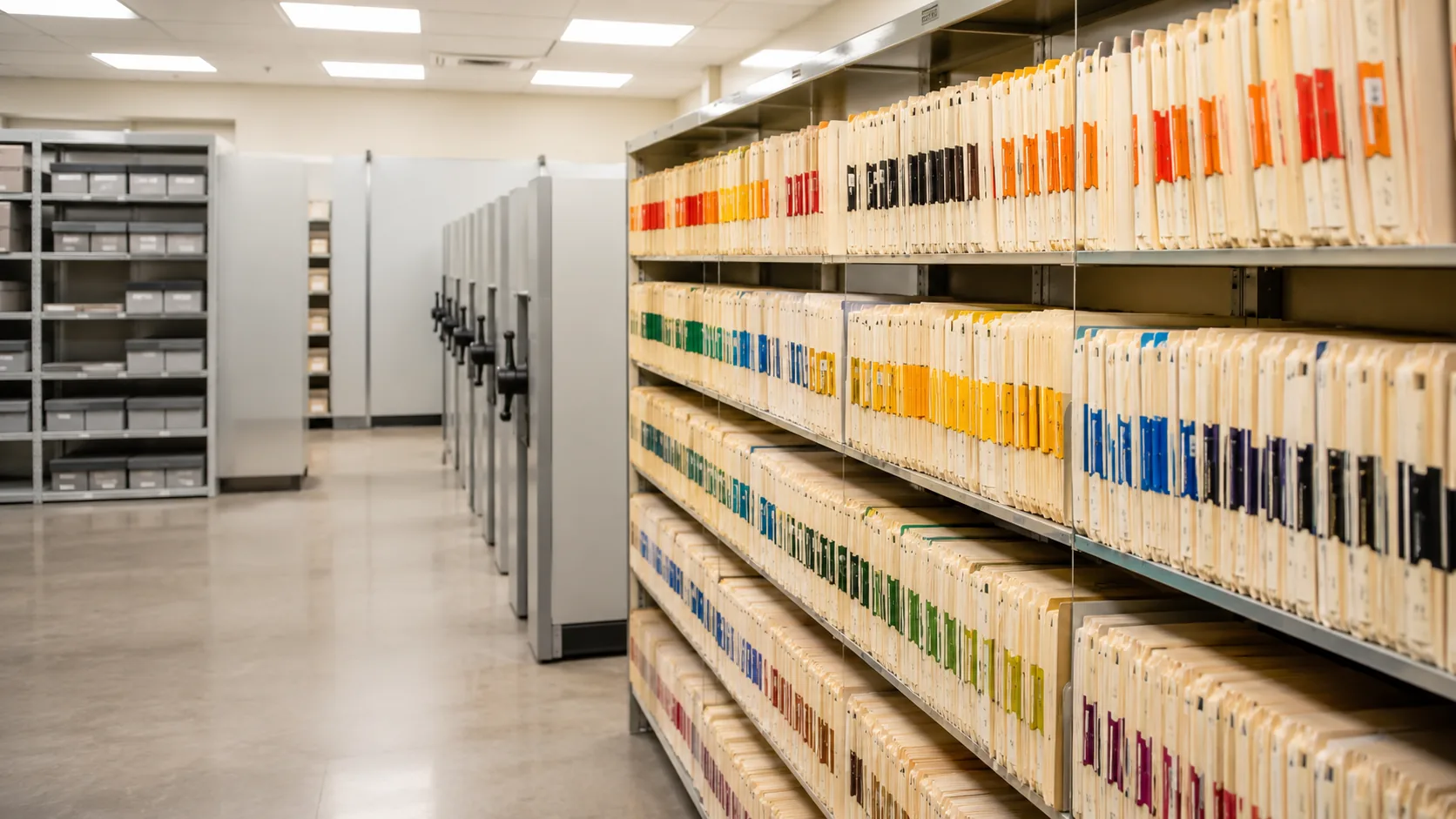 medical records storage systems and healthcare file storage solutions